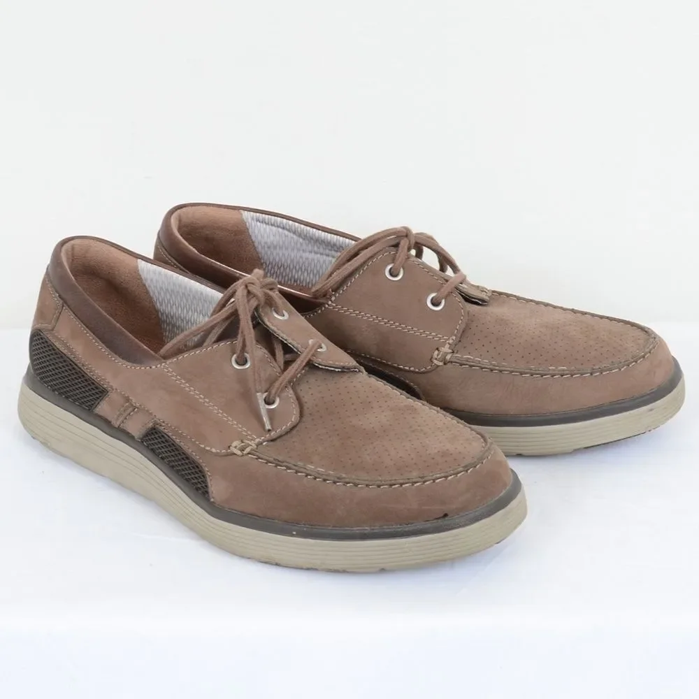 Clarks UnAbode Step Leather Boat Shoe Men's 11M